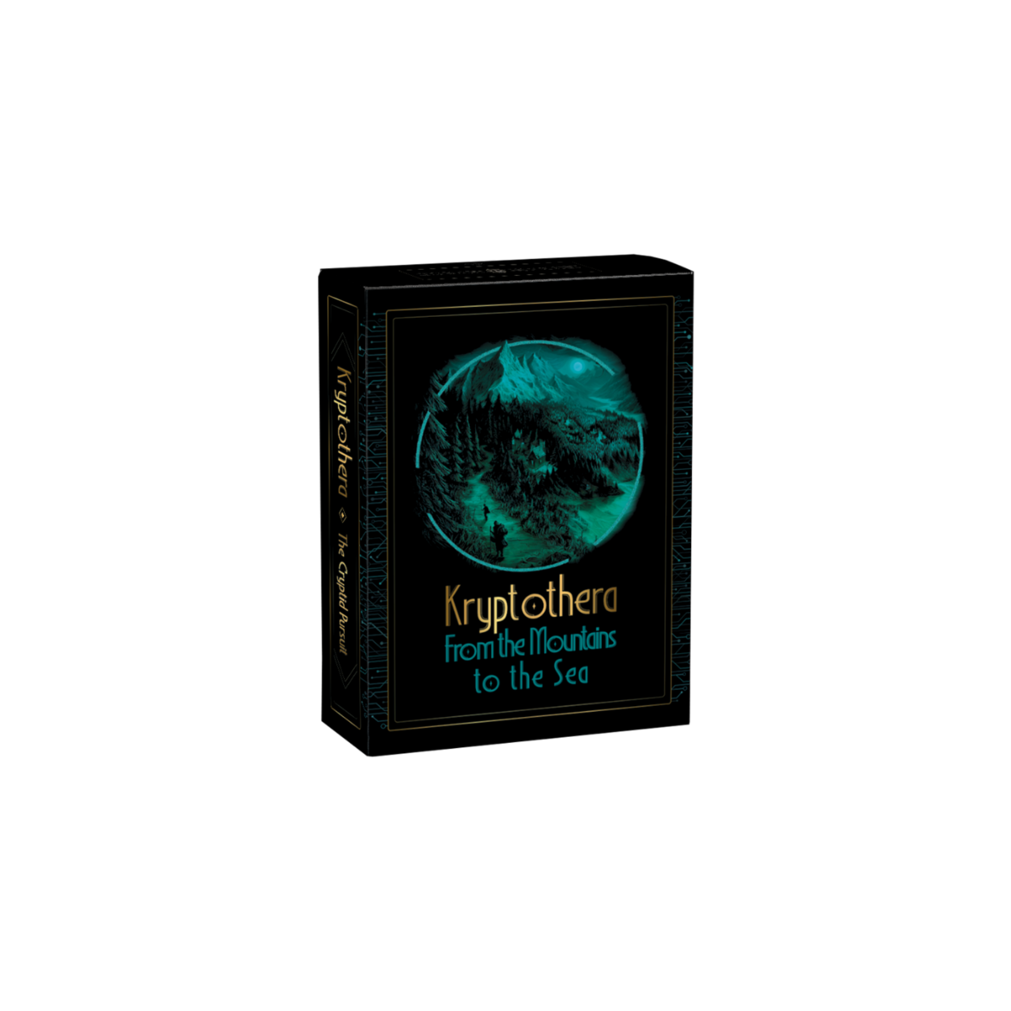 Kryptothera from the mountains to the sea expansion board game box cover