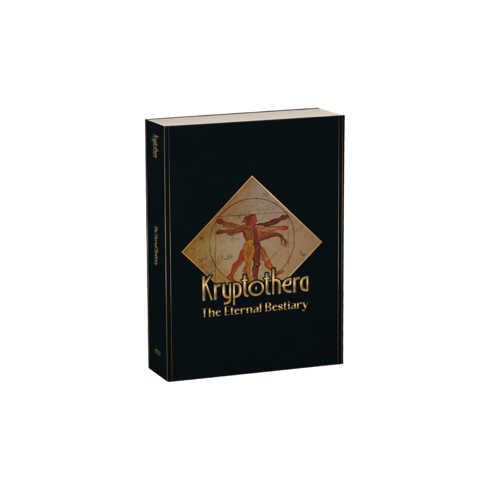 Cover image of the krytpothera eternal bestiary lore and companion book
