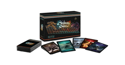 cryptid smash box with a selection of cards showcasing various cryptids