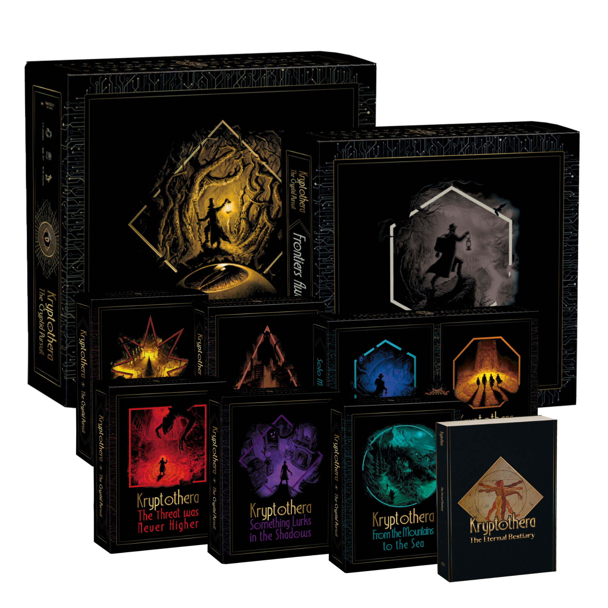 Kryptothera Expanded World Edition bundle including base game all expansions free lore book