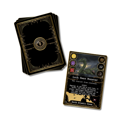 Loch Ness Monster legendary cryptid card from Kryptothera Cultural Exchange expansion
