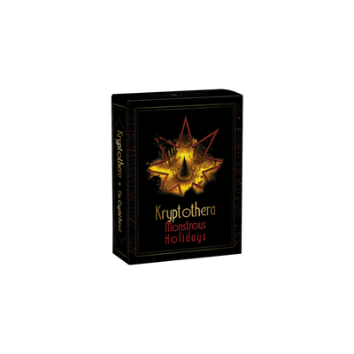 Kryptothera Monstrous Holidays expansion board game box cover